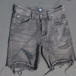 Lee Black Jean Shorts for Men